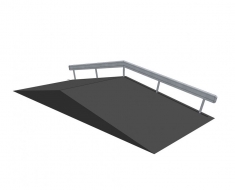 Funbox with rail