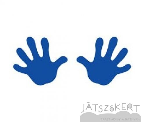 Emberi kéznyom 1 pár - UV színekben