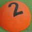 Félgömb 50/25 számmal - UV színekben