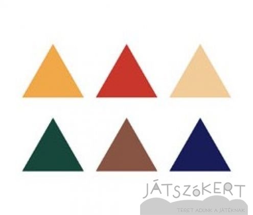 Háromszög 21 cm - standard színekben