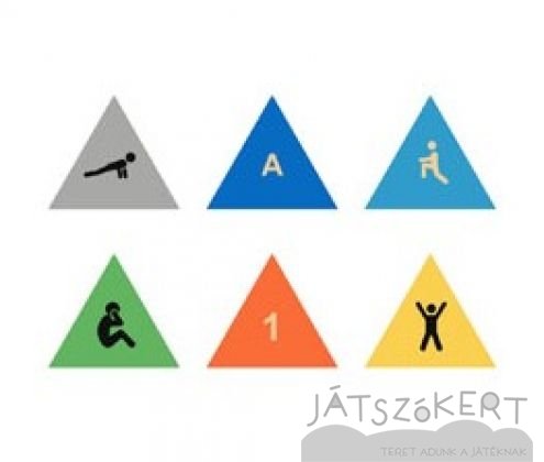 Háromszög  grafikával 100 cm - UV színekben