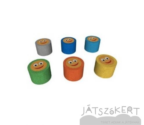 Henger 40/30 mosolygós arccal - UV színekben