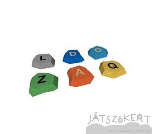 Kő betűkkel 3D - UV színekben