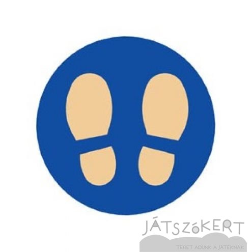 Kör grafikával LÁBNYOMOK 40 cm - UV színekben