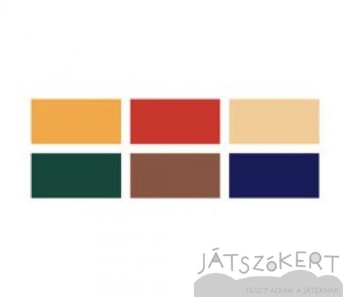 Téglalap 25x50 cm - standard színekben