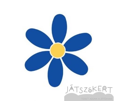 Virág 2 - UV szivárványkék